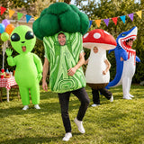 Inflatable Broccoli Costume for Adults, Funny Green Blow Up