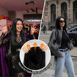 Long Straight Black Wig for Women, Halloween Cosplay Hair