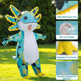Inflatable Axolotl Costume for Kids, Blow Up Halloween Outfit