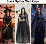 Halloween Gold Hooded Costume Cloak