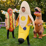 Adult Inflatable Banana Costume Funny Blow Up Halloween Outfit