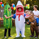 Face-Out Shark Inflatable Costume for Adults