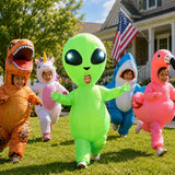 Inflatable Alien Costume for Kids, Funny Halloween Blow Up