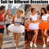Black/White/Mulitcolor Tutu Skirt for WomenFluffy Layered