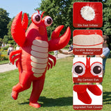 Inflatable Lobster Costume for Adults, Halloween Funny Blow Up