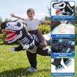Inflatable T-Rex Costume for Kids, Funny Blow Up Ride-on Dino
