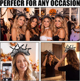 Spider Web Bat Costume Accessory Halloween Headband for Women