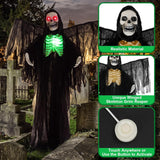 68In Halloween Decorations Outdoor, Animated Grim Reaper