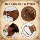 Pirate Belt Set for Adults with Pouch and Bottle Holder