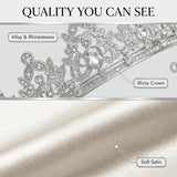 Bridal Princess Costume Accessories Set for Women White