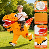 Inflatable Dinosaur Costume for Kids, Funny Blow Up Ride on Costumes for Halloween Cosplay Parties