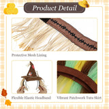 6Pcs Halloween Scarecrow Costume Accessories Set for Women