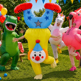 Inflatable Clown Costume for Adults, Funny Handstand Blow Up