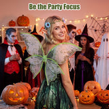 Fairy Wings Halloween Costume Set with Elf Ears for Women