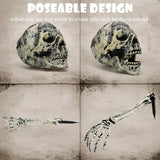 3PCS Halloween Decorations Outdoor Skeleton Skull and Hands