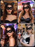 Cat Ears Headband for Women, Halloween Costume Accessories