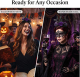 Witch Hat Headband for Women, Halloween Costume Accessory