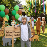 Kids Gray Koala Costume for Halloween with 3D Hood and Fuzzy Ears