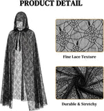 Halloween Gold Hooded Costume Cloak