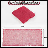 6-Pack Pink Creepy Cloth, Halloween Gauze Spider Web Decor