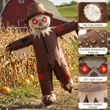 Inflatable Scarecrow Costume for Adults, Blow Up Halloween