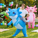 Inflatable Axolotl Costume for Adults, Halloween Costume