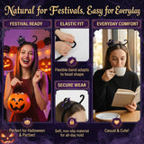 Cat Ears Headband for Adults, Halloween Costume Accessory