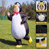 Penguin Inflatable Halloween Costume for Adults