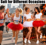 Black/White/Mulitcolor Tutu Skirt for WomenFluffy Layered