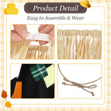 Scarecrow Costume Accessories Set with Hat for Kids, 6 Pieces