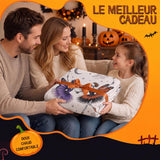 Halloween Blanket with Butterfly Skeleton Ballerinas