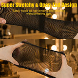 2PCS Black Wig Caps, Breathable Hair Net for Women Non Slip