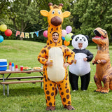 Inflatable Giraffe Costume for Adults, Funny Halloween Blow Up