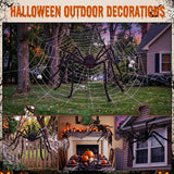 Outdoor Halloween Decorations 5 Ft Giant Spider